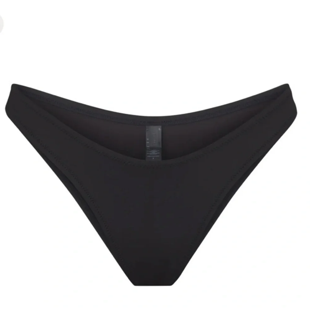 SKIMS WOMEN’S SWIM CHEEKY TANGA BOTTOM ONXY SZ 4X